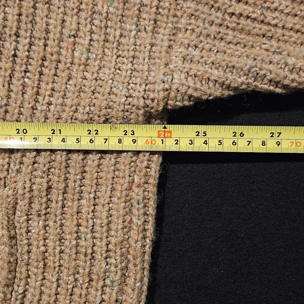 Madewell Women's Large Cardigan Speckled Ribbed Knit Button Sweater Size Large - Picture 7 of 9
